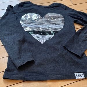 Girls long sleeve shirt. Carters, size 8.